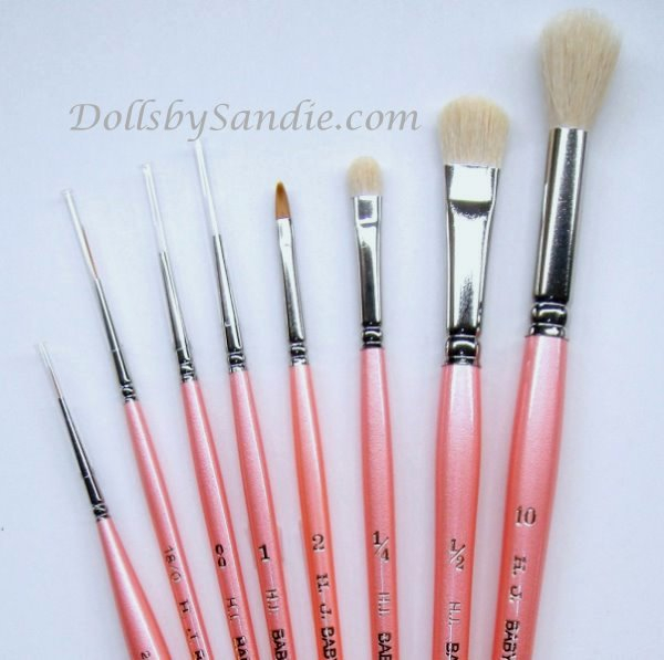 Our Specially Designed Baby Strokes Reborn Doll Artist Brushes