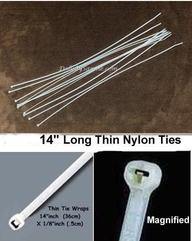 14 Nylon Tie Fasteners FOR REBORNING